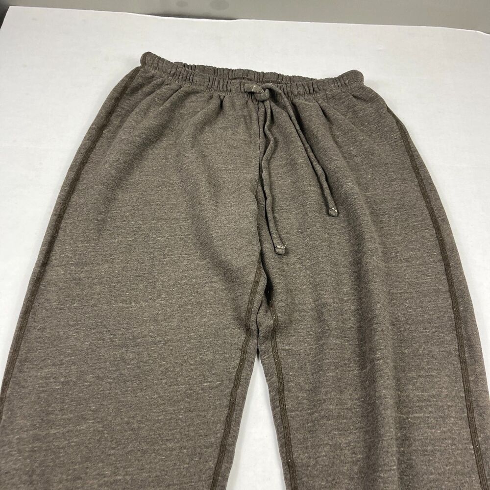 Goodlife Brown French Terry Jogger Pants Loungewear Minimalist Pants USA Medium - Picture 3 of 11